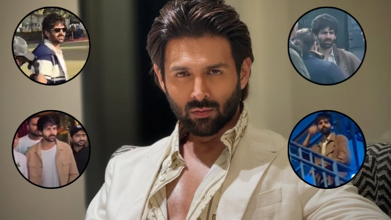 Kartik Aaryan Shoots For Naagzilla In New Delhi