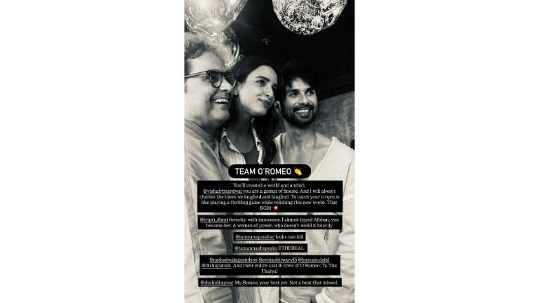 Mira Rajput Kapoor Praises Shahid Kapoor's O'Romeo