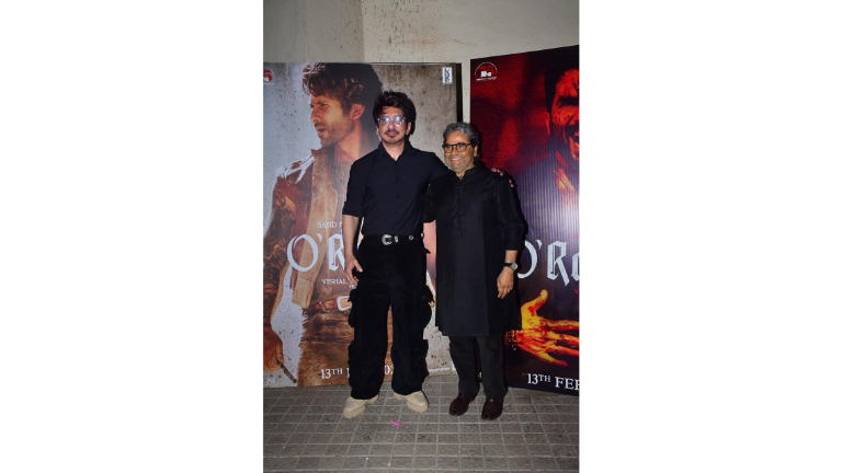 Sajid Nadiadwala and Vishal Bhardwaj at O’Romeo Screening