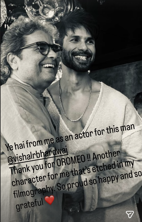 Shahid Kapoor and Vishal Bhardhwaj