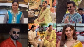 Sonam Kapoor Baby Shower Anil, Arjun, Kareena Khushi