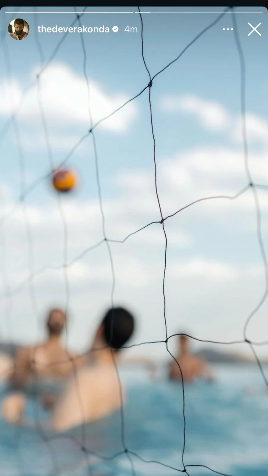 Vollyeball game at the pre-wedding function