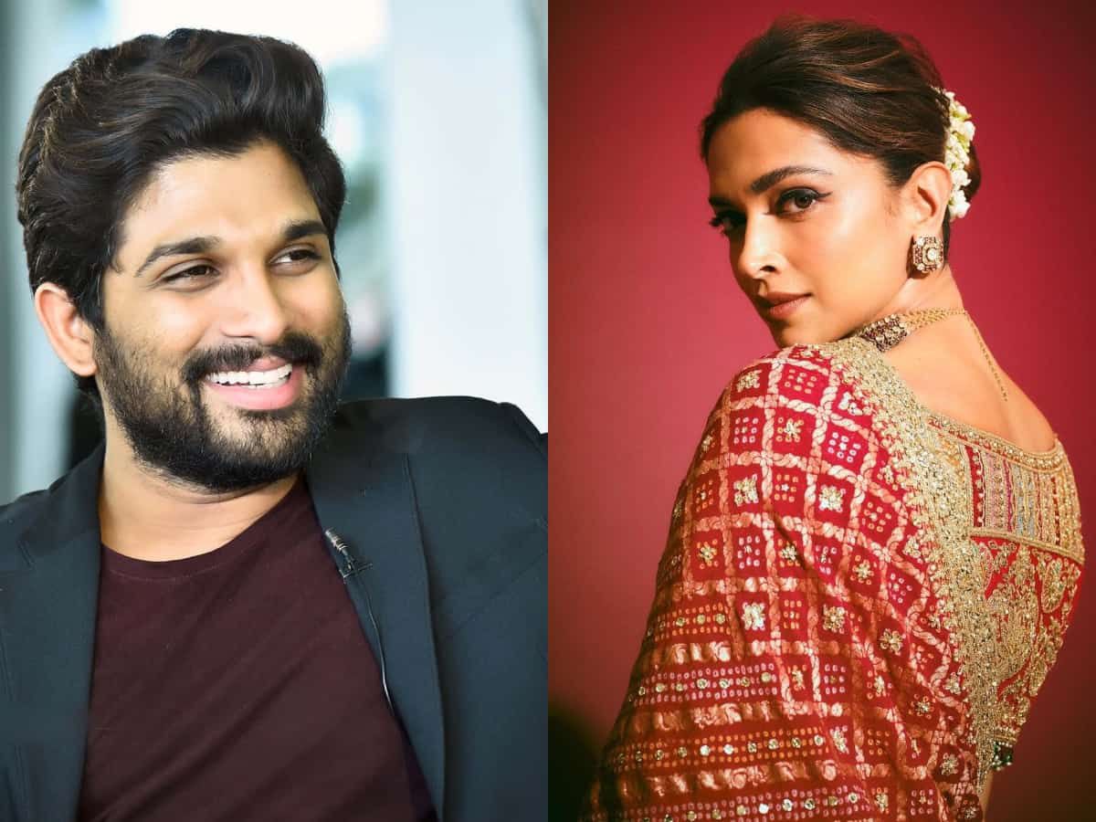 Allu Arjun and Deepika Padukone
