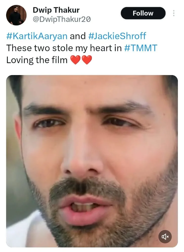 Fans Praise Kartik Aryan For TMMT