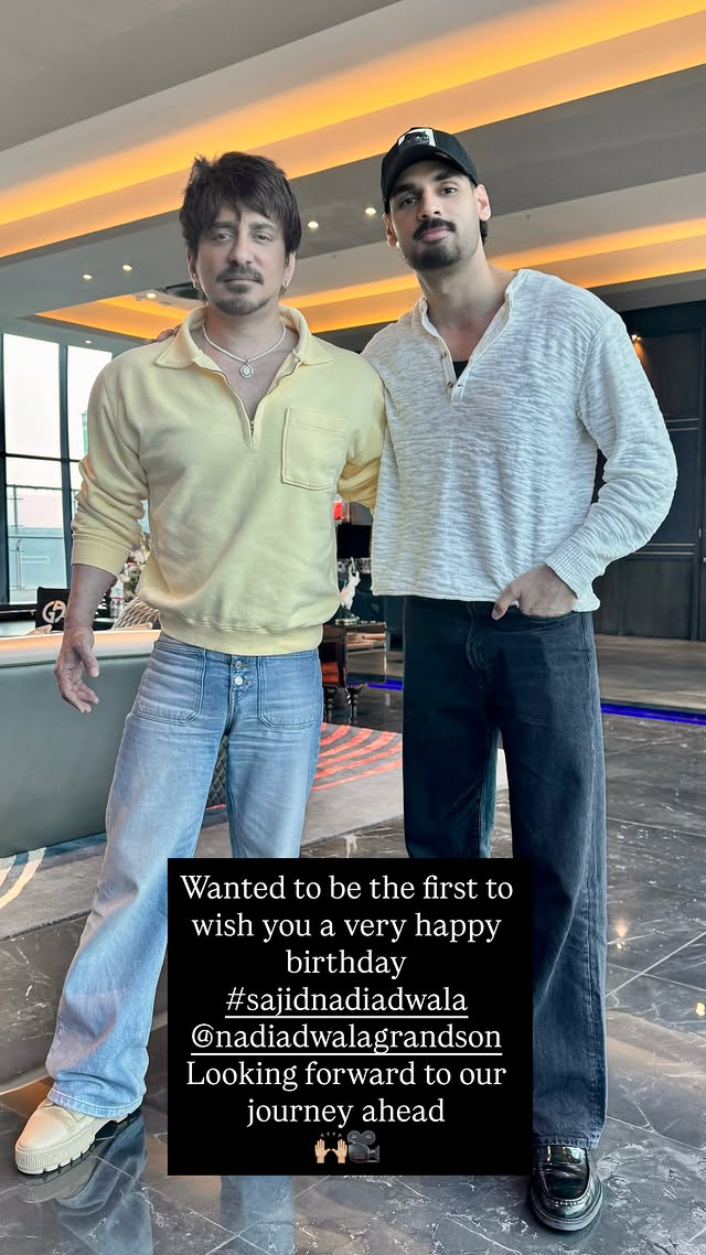 Ahan Shetty Wishes Sajid Nadiadwala On Birthday Sparking Collaboration Speculations