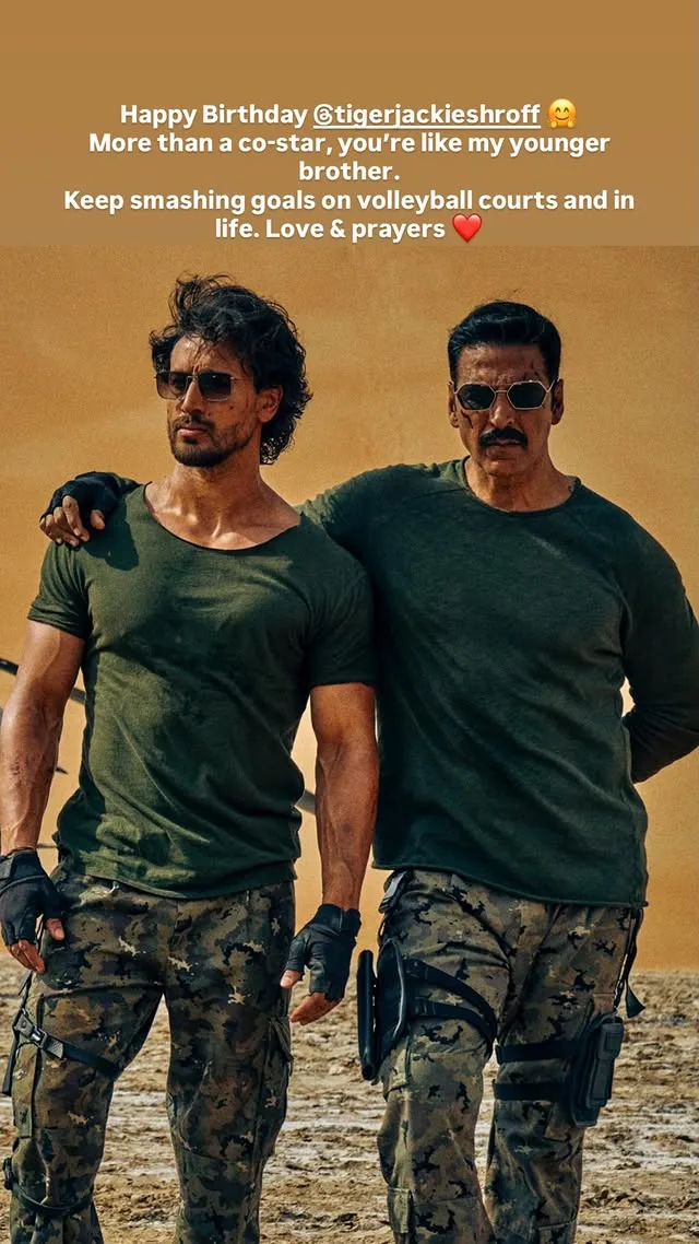Akshay Kumar wishes Tiger
