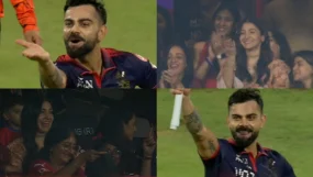 Anushka Sharma, Virat Kohli Exchange Flying Kisses After RCB Wins Opening Match