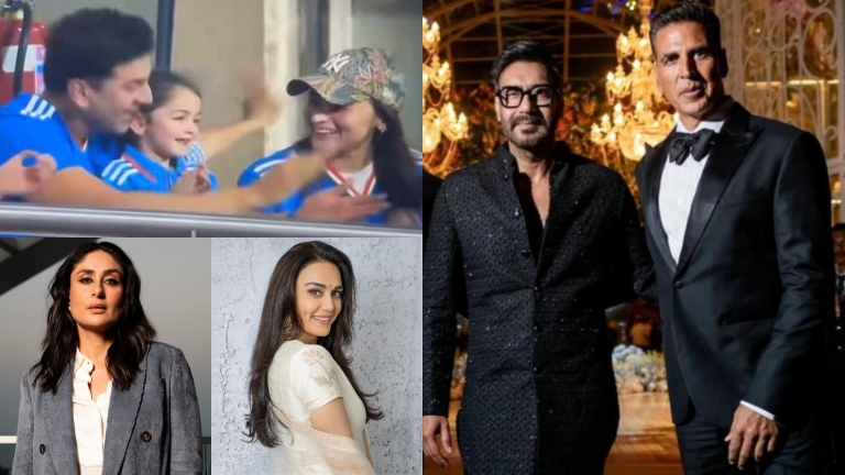 Bollywood Celebs Cheer For Men In Blue