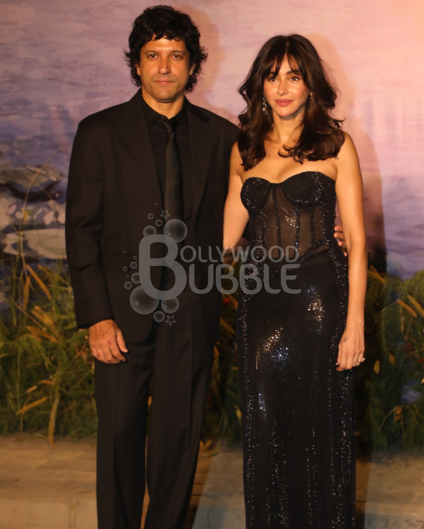 Farhan Akhtar, Shibani Dandekar At Kritika Kamra-Gauav Kapur Wedding Reception