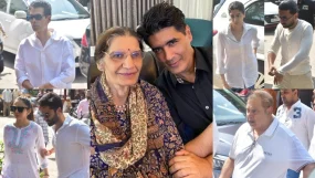 Manish Malhotra's Mother Sudarshan Malhotra's _Funeral