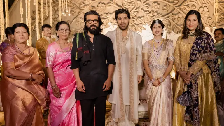 Ram Charan and Upasand at Allu Sirish and Nayanika Reddy Wedding