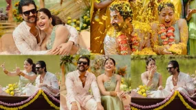 Rashmika Mandanna, Vijay Deverakonda Share Haldi Pics