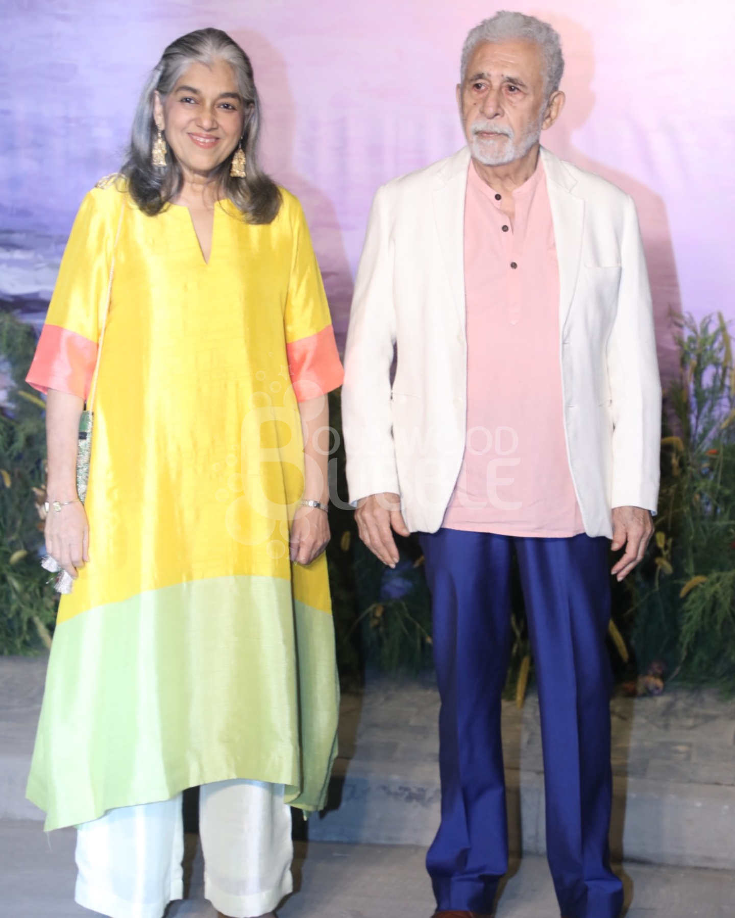 Ratna Pathak Shah, Naseeruddin Shah At Kritika Kamra-Gauav Kapur Wedding Reception