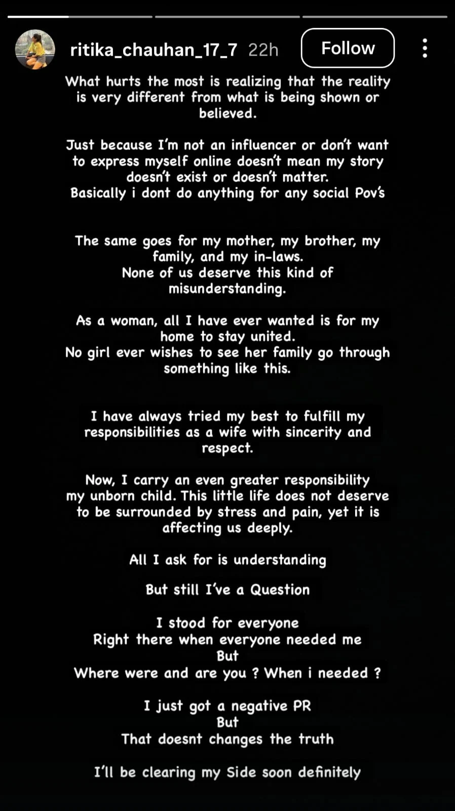 Ritika Chauhan defends her in-laws