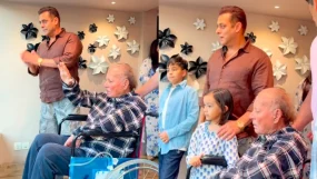 Salman Khan Celebrates Eid With Father Salim After Hospital Discharge