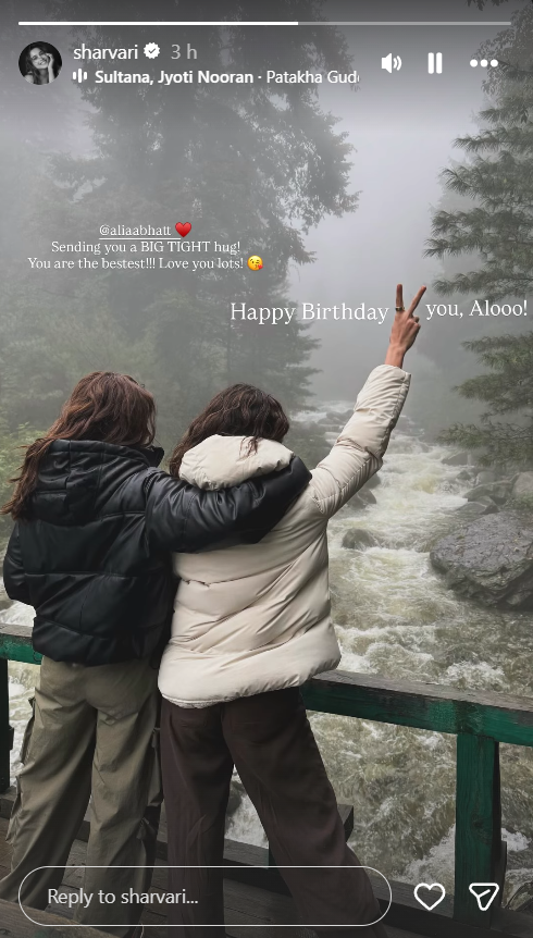 Sharvari Wishes Alpha Co-Star Alia Bhatt