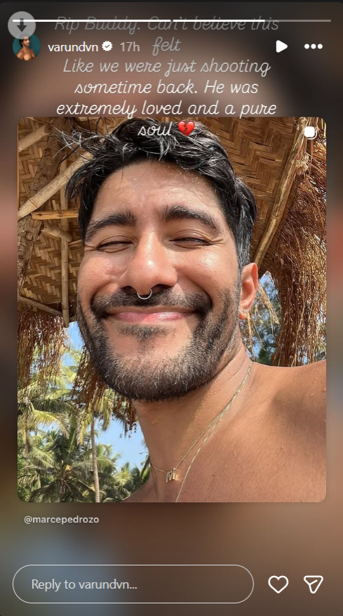 Varun Dhawan Pays Tribute To Marce Perdozo