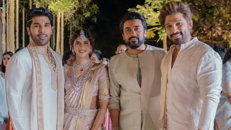 Suriya at Allu Sirish and Nayanika Reddy Wedding