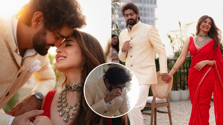 Teary eyed Gaurav Kapoor breaks down during wedding ceremony with Kritika Kamra