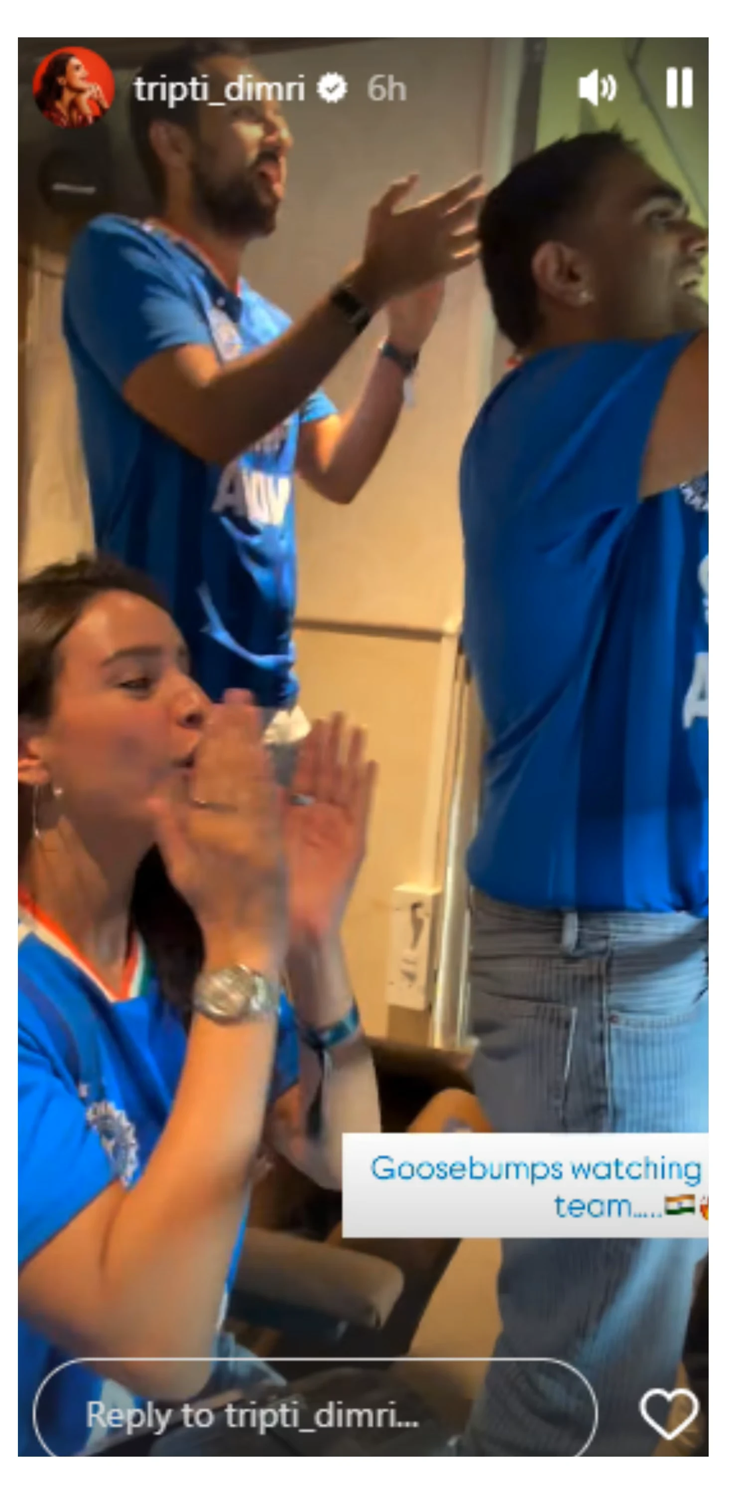 Triptii Dimri REACTS To India Entering T20 Word Cup Finals