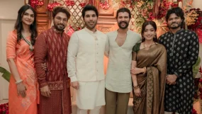 Vijay Deverakonda, Rashmika Mandanna Grace Pre-Wedding Ceremony Of Allu Sirish
