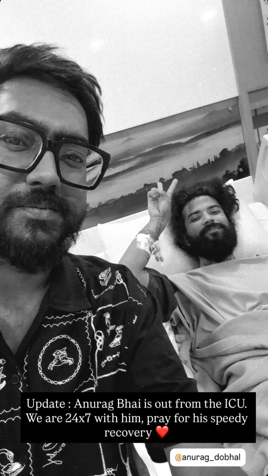 Manager Shares Pic With Anurag Dobhal Out Of ICU