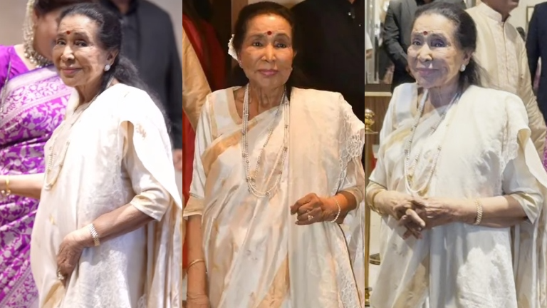 Asha Bhosle Made Her Last Public Appearance At Arjun Tendulkar's Wedding