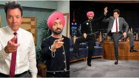 Diljit Dosanjh Gets Jimmy Fallon Grooving To Bhangra