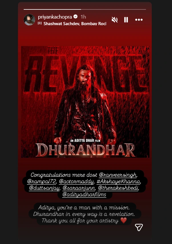 PC praises Dhurandhar 2