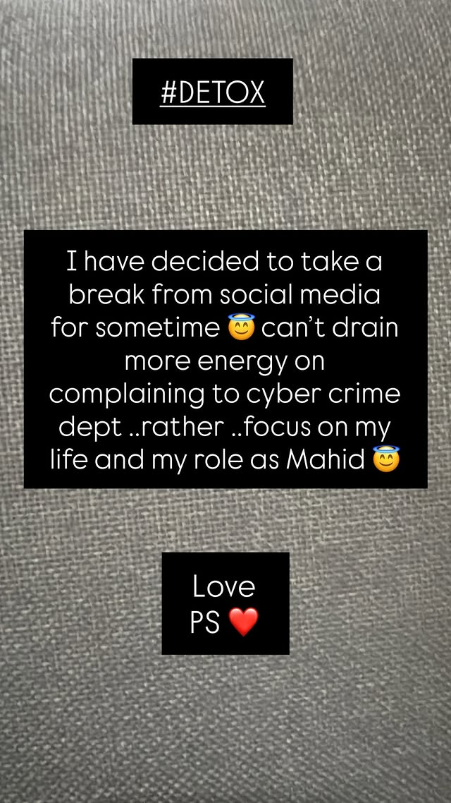 Parth Samthaan Announces Social Media Detox