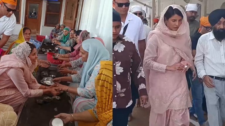 Priyanka Chopra Performs Seva At Golden Temple In Amritsar