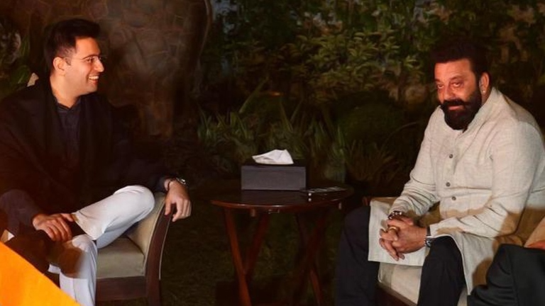 Raghav Chadha Hosts Sanjay Dutt Amid Dhurandhar The Revenge Success