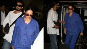 Ranveer Singh Turns Protective For Mom-To-Be Deepika Padukone At Mumbai Airport