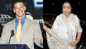 Asha Bhosle John Cena Priyanka Chopra