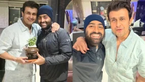 Sonu Nigam Shares Throwback Pics Of Arijit Singh's Visit To His Home
