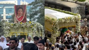 asha bhosle funeral last rites begin