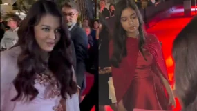 Aaradhya Bachchan Smiles As Aishwarya Rai Bachchan Signs Autographs At Cannes 2026