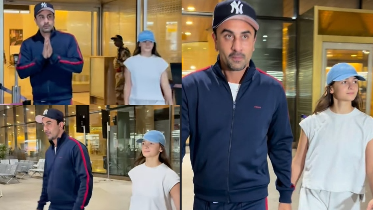 Alia Bhatt, Ranbir Kapoor Return To Mumbai