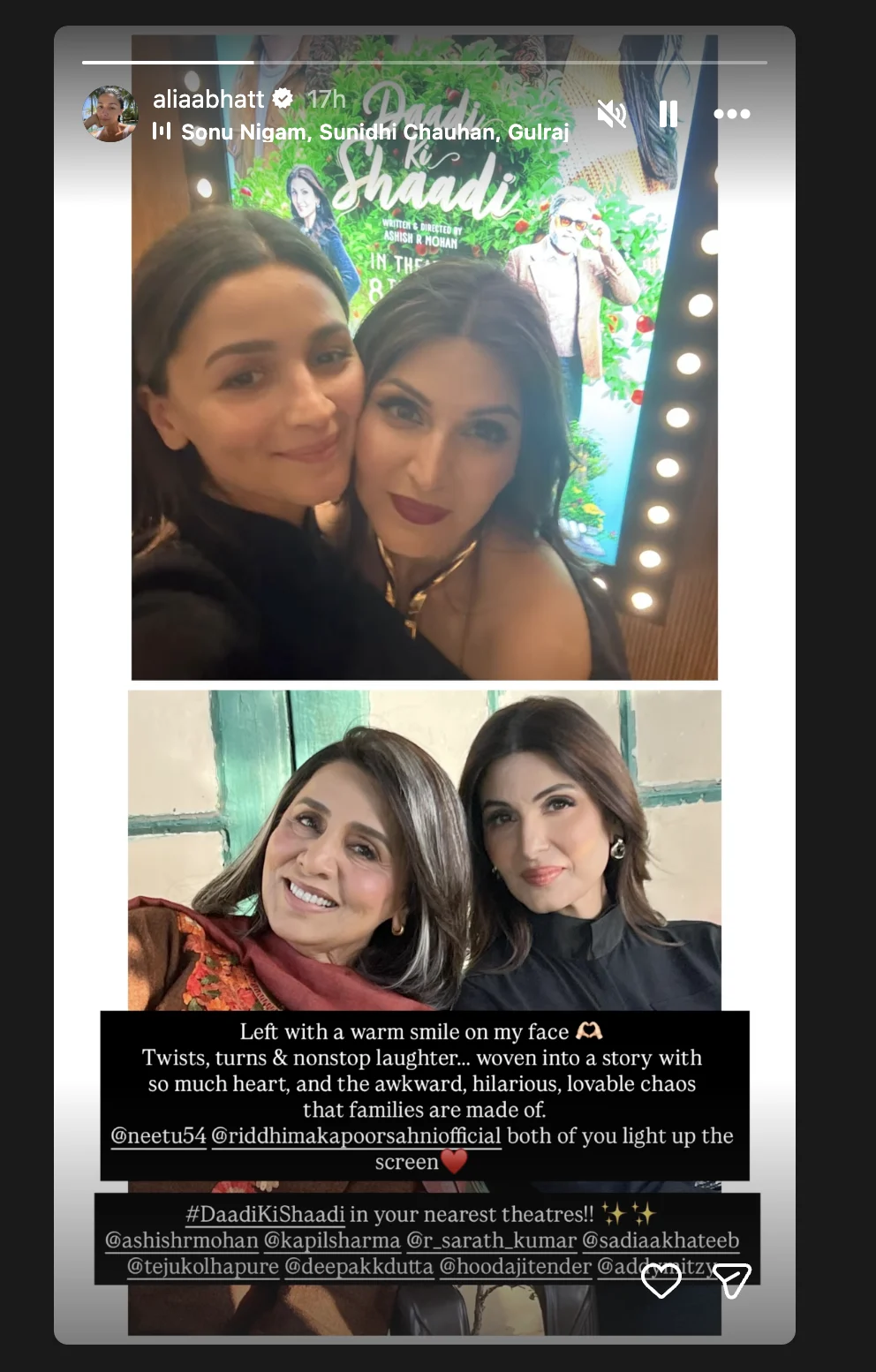 Alia Bhatt reviews Daadi Ki Shaadi