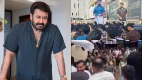 Drishyam 3 FDFS Turn Into Birthday Carnival For Mohanlal