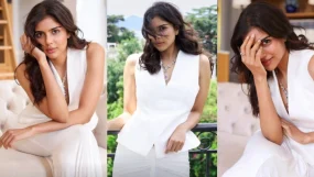 Kalyani Priyadarshan Serves Sophisticated Glam In Chic All-White Look