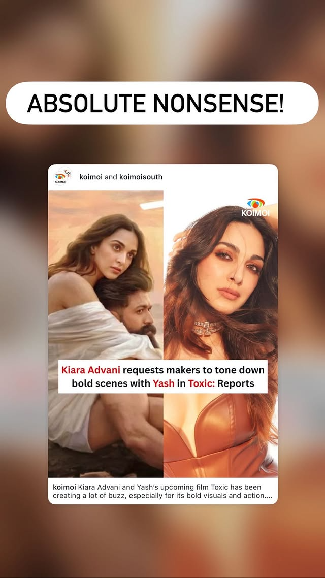 Kiara Advani Breaks Silence On Allegedly Asking Toxic Makers To Tone Down Her Bold Scenes