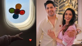 Kiara Advani Drops FIRST Glimpse Of Daughter Saraayah As They Jet Off For Vacation