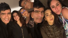 Manish Malhotra Drops Inside Glimpses With Kajol, Rani Mukerji And Others At Karan Johar's Bash
