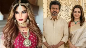 Rakhi Sawant Thalapathy Vijay Trisha Krishnan