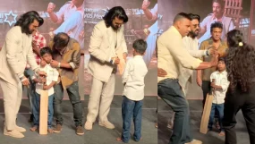 Ram Charan Mobbed By Fans At Peddi Bengaluru Event