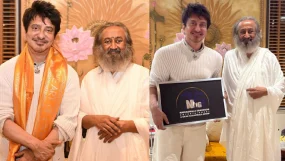Sajid Nadiadwala Seeks Gurudev Sri Sri Ravi Shankar's Blessings On 70th Birthday