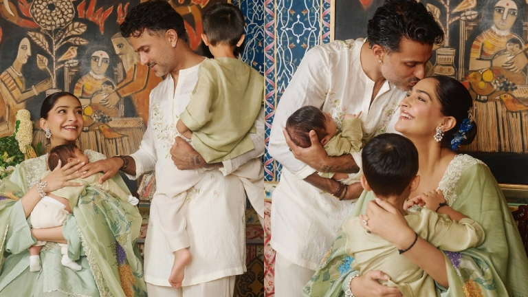 Sonam Kapoor, Anand Ahuja Introduce Second Son Rudralok Kapoor Ahuja