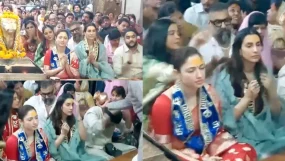 Tamannah Bhatia Prays At Mahakaleshwar Temple