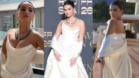Tara Sutaria Dazzles In An Elegant Ivory Gown